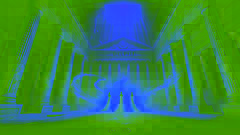 En el templo de Delfos, las hermanas ninfas liberan los fragmentos de luz, combatiendo sombras inquietantes en una intensa confrontación.