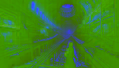 Elara exploring deep, uncharted underground tunnels in New York City.
