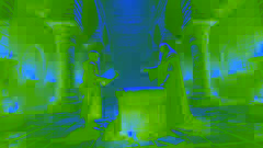 Alaric reçoit une carte usée de l'ancien alchimiste Rhaziel, à l'intérieur d'un sombre temple souterrain sous Noctia.