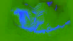 Atlantis crumbles during a devastating earthquake, with citizens fleeing and buildings collapsing.