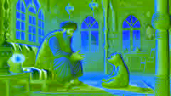 Abbas sitting at home, confiding in his wise father.
