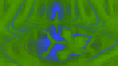Narcissus reaches toward the water, his reflection rippling in frustration, as Echo watches sadly from the shadows.