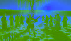 En medio de un campo de batalla victorioso bañado por la suave luz de la primavera, Ilya toca su laúd mientras los rebeldes celebran su recién encontrada libertad.