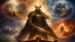 Nichts entgeht Heimdalls Blick – von Asgard über Jotunheim bis in die Tiefen von Hel sieht er alles.