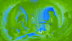 Prophet Elija wandert durch die zerklüfteten kurdischen Berge, während ein armer Mann und eine arme Frau zuschauen.