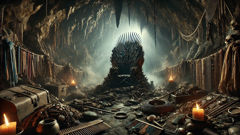 Zmeu's lair filled with stolen keepsakes and trophies