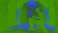Inside the castle dungeon, Kwame sits before a traditional drum, hesitating to play, as Kojo’s ghost watches from the darkness.