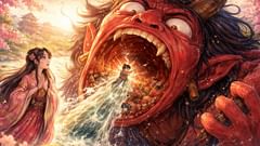Swallowed whole but not defeated—his size became his weapon when he fought from within.