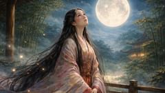La luna llamó a algo dentro de ella que no sabía cómo nombrar, hasta que recordó de dónde venía.