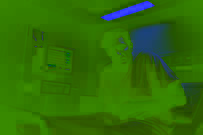 A young man seated on a hospital bed, bandages on his lower back and a haunted expression