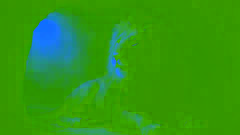 Inside a dim cave, a lion drinks sweet spiced milk offered by a humble woman