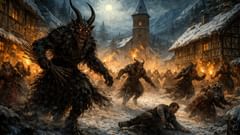 El Krampuslauf: cuando las bestias se apoderan de las calles.