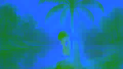 Lang transforms into an areca tree by a Vietnamese riverbank, his sorrowful spirit merging with nature