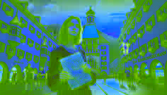  Lena Bergmann stands in front of the Golden Roof at sunset, holding the ancient letter, her expression filled with triumph.