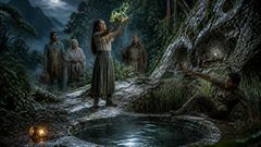 À la bouche de la source, elle choisit l’eau qui abreuvait tant de mains plutôt que le prodige destiné à une seule.