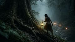 Bajo la ceiba, el miedo caminaba a su lado, pero no la guiaba.