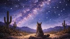 Algunas constelaciones cuentan historias; el resto son el hermoso y desordenado regalo de Coyote para la noche.