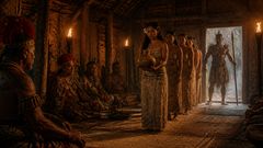 Before any spear moved, the house had to hold its anger in check.