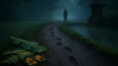 Nang-tani depara-se com um aterro.