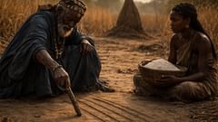 Na quietude do ancião, Ndate ouve a forma da tarefa antes que alguém a pronuncie em voz alta.