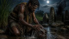 À l’Œil de la Mère, l’eau défit ce que la colère avait gravé dans la nuit.
