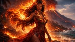 She carried fire from the ancient homeland—and her sister followed with waves.