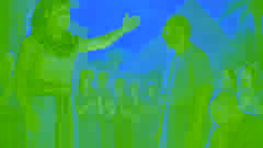Pharaoh Rensi pronounces justice as Khunanup stands tall and the court cheers.