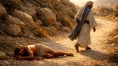 Lo vieron. Cruzaron al otro lado. Su religión no incluía el rescate.