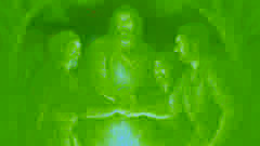 Prince Marko and companions swear an oath by firelight