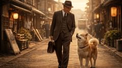 Cada tarde caminaban juntos de regreso a casa, una rutina de amor que Hachiko nunca abandonaría.