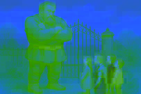Le géant empêchait les enfants d’entrer dans son jardin sauvage.