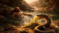 En un momento de descuido, la serpiente toma aquello que el rey viajó al fin del mundo para encontrar.