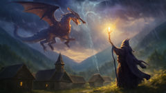 Solomonari and dragon summon rain above a troubled Romanian village