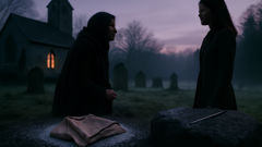 soucouyant, agujas de sal, misericordia, amanecer, escena.