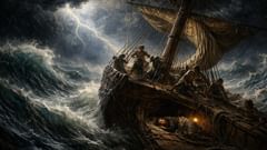 El Señor envió un gran viento, y el mar, que debería haber sido una escapatoria, se convirtió en una trampa.