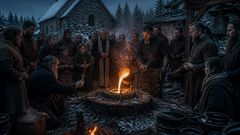 Under smoke and frost, shared grief became a sound fit for prayer.