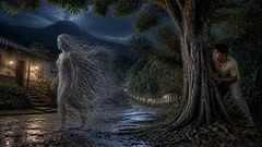 She walked past the houses of broken vows before stopping at his door.
