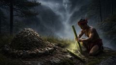 Sur la tombe du héros, la peur a pris la parole et le bambou a répondu par la vie.