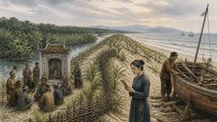 Nach sieben Monsunen neigte sich der Grat nicht mehr zum Meer.