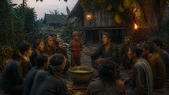 Before the bowl of ruined water, fear had to give way to speech.