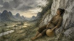 Au pied de la crête blanche, le silence répondit au nom que son frère appelait.
