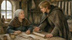 On thin bark, she kept track of storms, losses, and the small promises that kept hunger from turning savage.