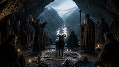 In the cave above the valley, truth cost each speaker something, and the mountain heard it.
