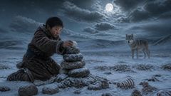 He set the white stones upright, and the watcher of old blood stepped from the wind.