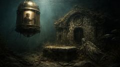 Below the ash-gray lake, prayer stones slept under mud and weed.