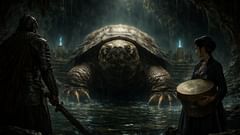 When greed lunged forward, the old guardian answered from the pool.