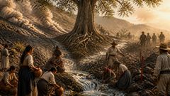 The mountain sent down its burden, and the ceiba bore it first.