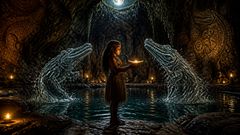 In the cave of crossings, fear takes shape before it yields a path.