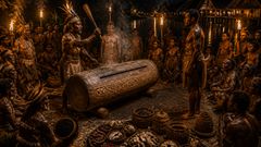 Autour du tambour abaissé, chaque vérité prononcée amincissait la fumée qui se nourrissait du silence.