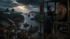 Her rhythm crossed water before any boat could reach the shore.